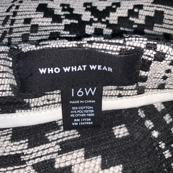 Who What Wear Black Lace Up Shorts Plus Size 16 - Picture 4 of 4